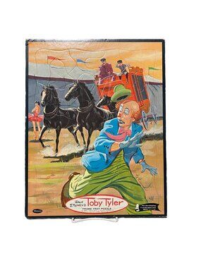 Whitman Walt Disney Toby Tyler Vintage Frame Tray Puzzle 5801